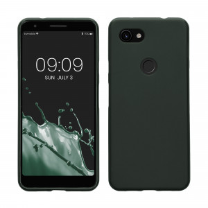 Husa kwmobile pentru Google Pixel 3a, Silicon, Verde, 47590.169 - Img 1