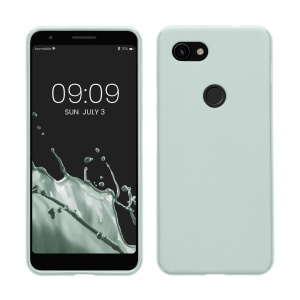 Husa Kwmobile pentru Google Pixel 3a, Verde deschis, Silicon, KWM000009OS031C - Img 1