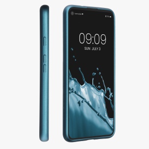 Husa Kwmobile pentru Google Pixel 4a 5G, Albastru, Silicon, KWM0000125I006C - Img 4