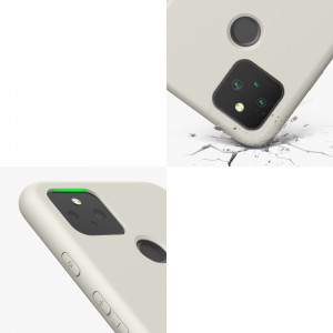 Husa kwmobile pentru Google Pixel 5, Silicon, Alb, 53778.02 - Img 8