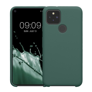 Husa Kwmobile pentru Google Pixel 5, Verde, Silicon, KWM0000122K037C - Img 2