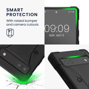 Husa Kwmobile pentru Google Pixel 6a, Negru, Policarbonat, 61359.01 - Img 3