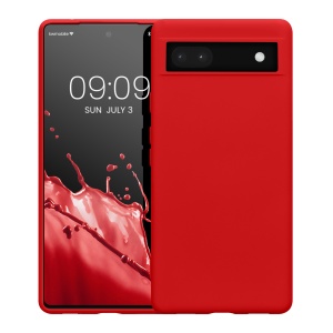 Husa Kwmobile pentru Google Pixel 6a, Rosu, Silicon, KWM000015OO018C - Img 2