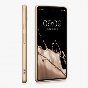Husa Kwmobile pentru Google Pixel 6a, Silicon, Auriu, 57960.66 - Img 5