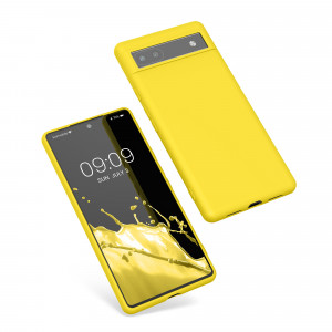 Husa kwmobile pentru Google Pixel 6a, Silicon, Galben, 57799.165 - Img 2