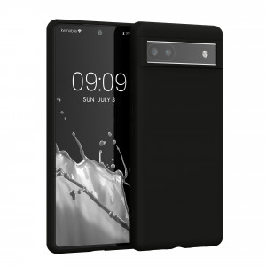 Husa kwmobile pentru Google Pixel 6a, Silicon, Negru, 57799.47 - Img 1