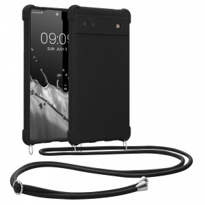 Husa Kwmobile pentru Google Pixel 6a, Silicon, Negru, 58567.01 - Img 1