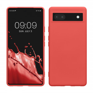 Husa kwmobile pentru Google Pixel 6a, Silicon, Roz, 58053.219 - Img 1