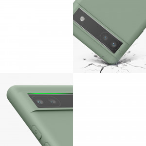 Husa kwmobile pentru Google Pixel 6a, Silicon, Verde, 57799.172 - Img 7