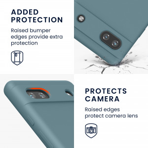Husa Kwmobile pentru Google Pixel 6a, Silicon, Verde, 57815.207 - Img 4