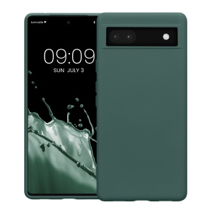 Husa Kwmobile pentru Google Pixel 6a, Verde, Silicon, KWM000015OO023C - Img 2