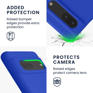 Husa Kwmobile pentru Google Pixel 7, Albastru, Silicon, KWM0000171I050C - Img 3