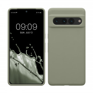 Husa kwmobile pentru Google Pixel 7 Pro, Silicon, Verde, 59452.172 - Img 1