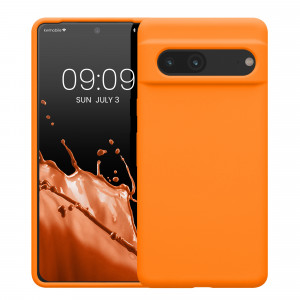Husa kwmobile pentru Google Pixel 7, Silicon, Portocaliu, 59451.150 - Img 2