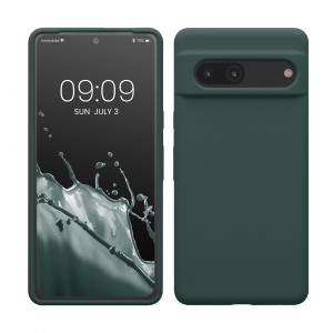 Husa kwmobile pentru Google Pixel 7, Silicon, Verde, 59451.171 - Img 1