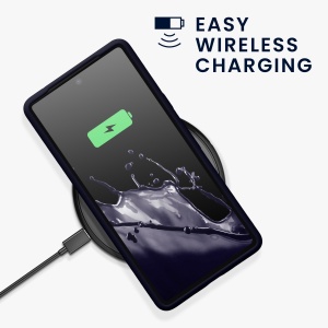 Husa Kwmobile pentru Google Pixel 7a, Albastru inchis, Silicon, KWM000019YE037C - Img 6