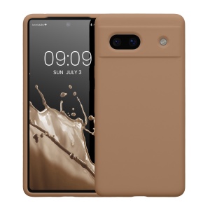 Husa Kwmobile pentru Google Pixel 7a, Crem, Silicon, KWM000019YE042C - Img 2
