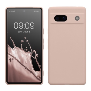 Husa Kwmobile pentru Google Pixel 7a, Crem, Silicon, KWM000019YF014C - Img 1