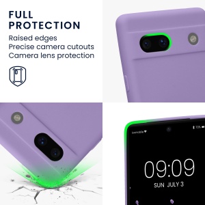 Husa Kwmobile pentru Google Pixel 7a, Mov, Silicon, KWM000019YF032C - Img 4