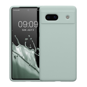 Husa Kwmobile pentru Google Pixel 7a, Verde deschis, Silicon, 61597.2 - Img 2