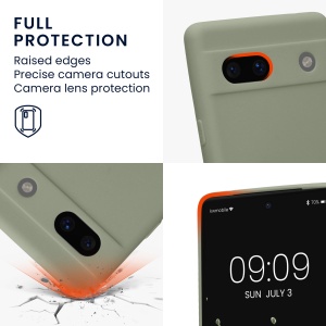 Husa Kwmobile pentru Google Pixel 7a, Verde deschis, Silicon, 61598.172 - Img 4