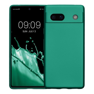 Husa Kwmobile pentru Google Pixel 7a, Verde, Silicon, KWM000019YG013C - Img 2