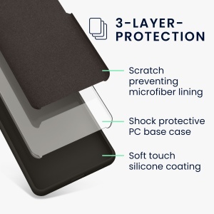 Husa Kwmobile pentru Google Pixel 8, Gri inchis, Silicon, KWM0000208F024C - Img 5