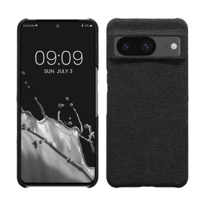 Husa Kwmobile pentru Google Pixel 8, Gri inchis, Textil, KWM000020JB001C - Img 1