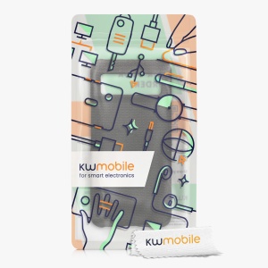Husa Kwmobile pentru Google Pixel 8, Gri inchis, Textil/Plastic, 61883.19 - Img 7