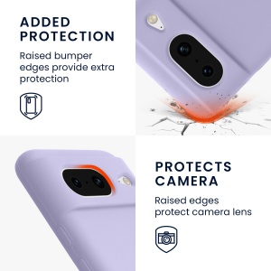Husa Kwmobile pentru Google Pixel 8, Mov, Silicon, KWM000020JF003C - Img 3
