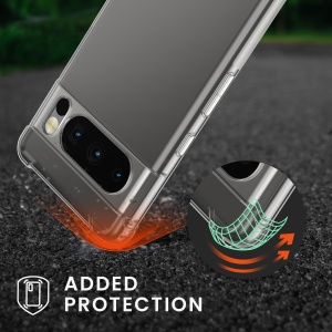 Husa Kwmobile pentru Google Pixel 8 Pro, Transparent/Negru, Silicon, 61864.01 - Img 12