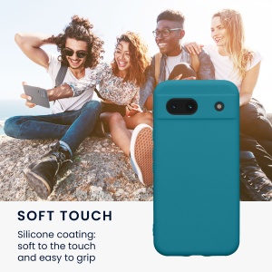 Husa Kwmobile pentru Google Pixel 8a, Albastru, Silicon, KWM000020KU018C - Img 3