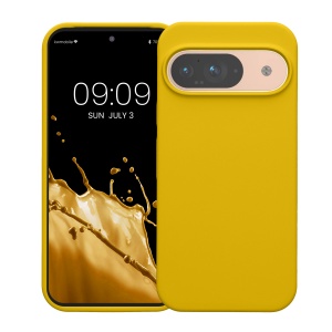 Husa Kwmobile pentru Google Pixel 9/Pixel 9 Pro, Galben, Silicon, KWM000020PI006C - Img 2