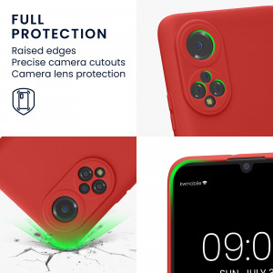 Husa Kwmobile pentru Honor X7, Silicon, Rosu, 58420.09 - Img 4