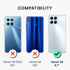 Husa Kwmobile pentru Honor X8, Silicon, Negru, 58396.47 - Img 6