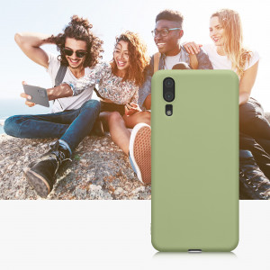 Husa kwmobile pentru Huawei P20, Silicon, Verde, 44212.172 - Img 8