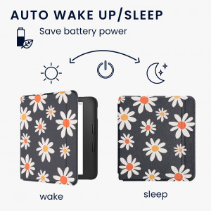 Husa kwmobile pentru Kobo Libra 2, Piele ecologica, Multicolor, 56575.66 - Img 4