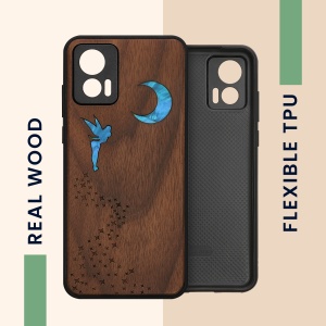 Husa Kwmobile pentru Motorola Edge 30 Neo, Multicolor, Lemn, KWM000018RR003C - Img 4