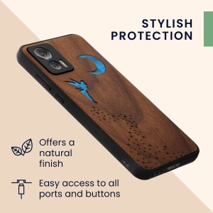 Husa Kwmobile pentru Motorola Edge 30 Neo, Multicolor, Lemn, KWM000018RR003C - Img 6