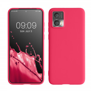 Husa kwmobile pentru Motorola Edge 30 Neo, Silicon, Roz, 60081.77 - Img 1