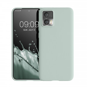 Husa kwmobile pentru Motorola Edge 30 Neo, Silicon, Verde, 60081.200 - Img 2