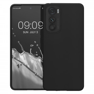 Husa Kwmobile pentru Motorola Edge 30, Silicon, Negru, 59412.47 - Img 2