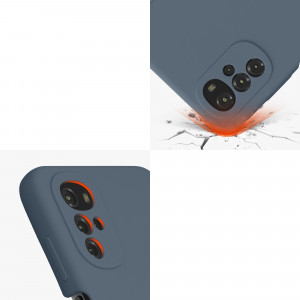 Husa Kwmobile pentru Motorola Moto G22, Silicon, Albastru, 58207.202 - Img 8