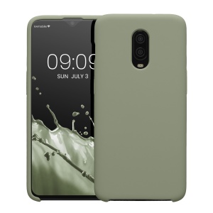 Husa Kwmobile pentru OnePlus 6T, Verde deschis, Silicon, KWM000009BL039C - Img 2