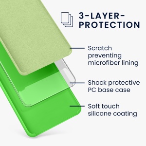 Husa Kwmobile pentru OnePlus 6T, Verde, Silicon, KWM000009BL034C - Img 5