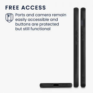 Husa Kwmobile pentru OnePlus Nord 2 5G, Lemn, Maro/Negru, 57498.01 - Img 5
