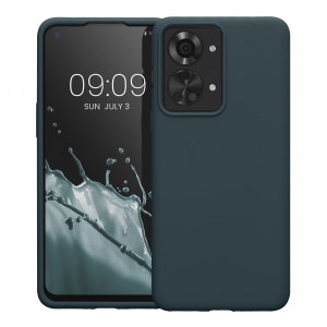 Husa Kwmobile pentru OnePlus Nord 2T, Silicon, Albastru, 58764.202 - Img 2