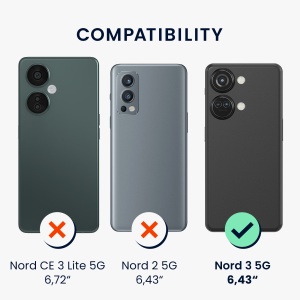 Husa Kwmobile pentru OnePlus Nord 3 5G, Maro/Albastru, Lemn, KWM0000204Y003C - Img 7