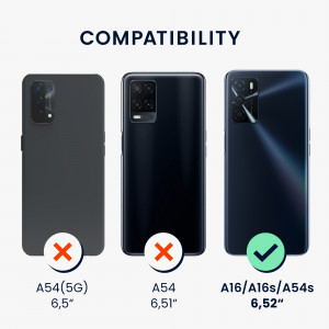 Husa Kwmobile pentru OPPO A16/A16s/A54s, Crem, Silicon, 57572.225 - Img 3