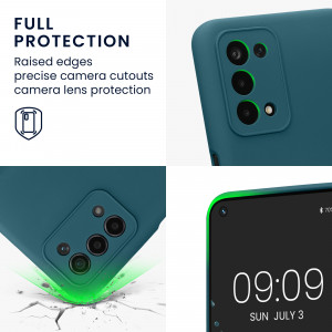 Husa Kwmobile pentru OPPO A74 5G/A54 5G, Silicon, Verde, 57571.57 - Img 4